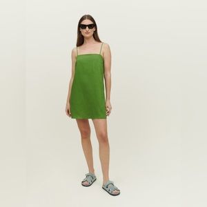 Reformation Aubree Linen Dress NWT size large